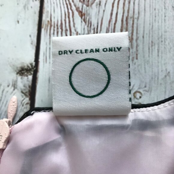 Laura Ashley Toddler Black Pink Rose Detail Party Dress  Size 4T - Picture 8 of 12